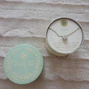New - Spartina 449 "Sea La Vie" Rhodium Plated 18" Necklace